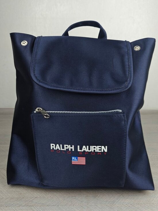Ralph Lauren Polo Sport Backpack Bag Navy Nylon Adjustable Lightweight Style main image 7